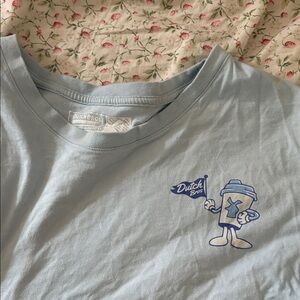 Dutch Bros Blue and Red Graphic Tee